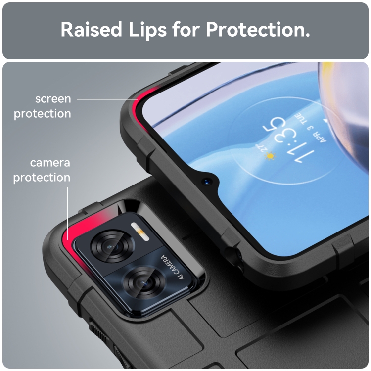 Tvrdený kryt pre Motorola Moto E22 / E22i - COVERAGE čierny