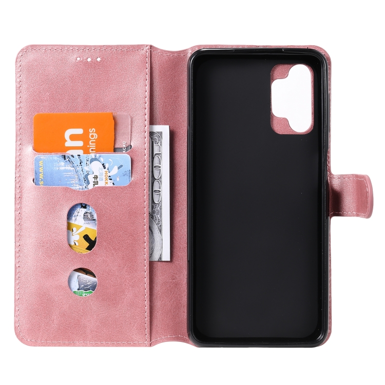 SKLO + PUZDRO 2v1 pre Samsung Galaxy A32 5G - Knižkové SOLID ružové