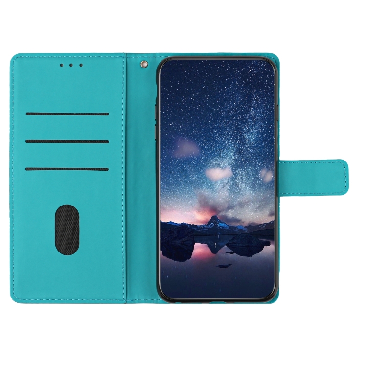 Knižkové puzdro pre Samsung Galaxy A13 4G - EMBOSSED svetlo modré
