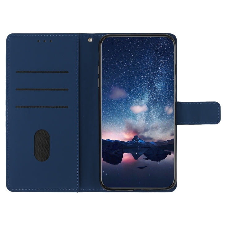 Knižkové puzdro pre Samsung Galaxy A13 4G - EMBOSSED tmavo modré