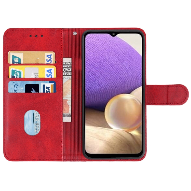 SKLO + PUZDRO 2v1 pre Samsung Galaxy A33 5G - Knižkové SOLID červené
