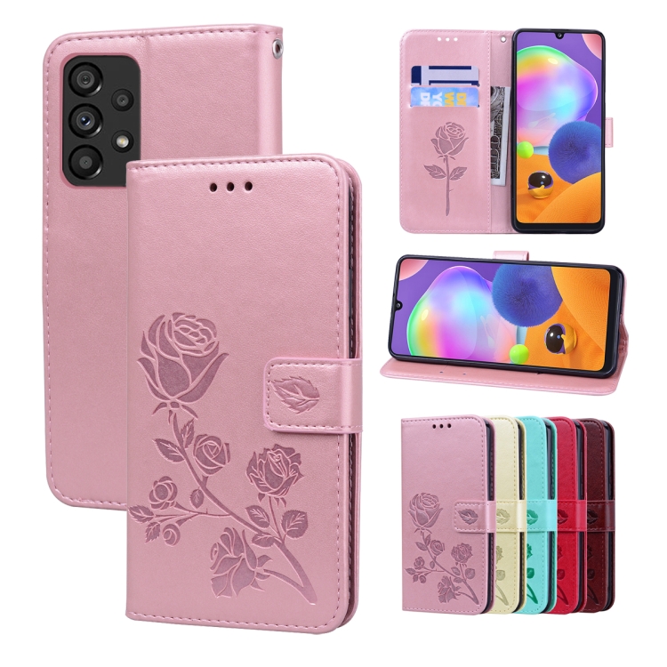 Knižkové puzdro pre Samsung Galaxy A33 5G - RUŽA ružové