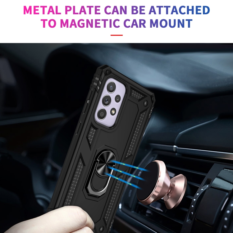 Tvrdený kryt pre Samsung Galaxy A33 5G - RING ARMOR čierny