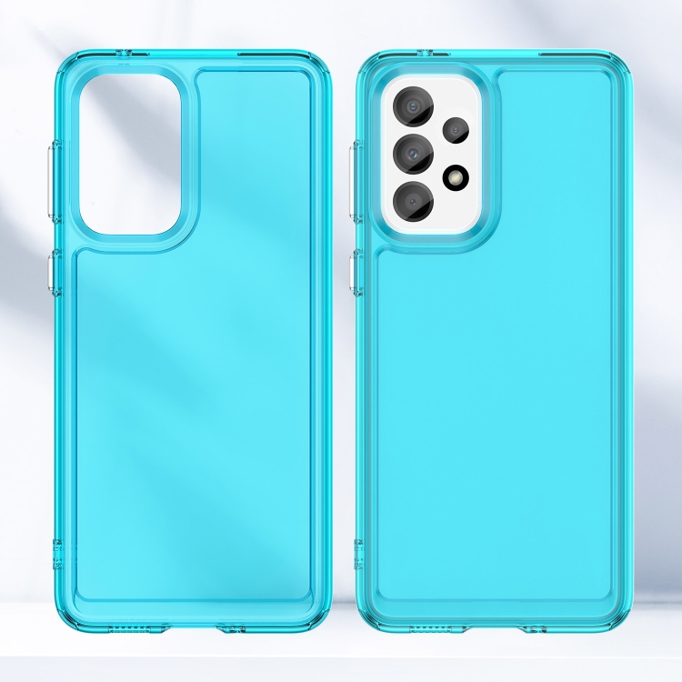 Silikonový kryt pre Samsung Galaxy A33 5G - SPACE modrý