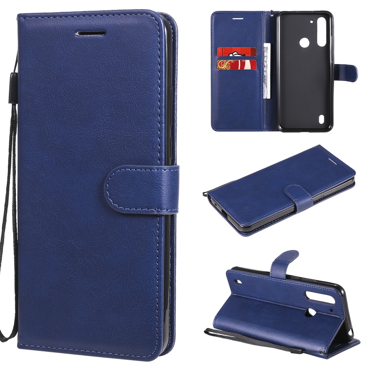 Knižkové puzdro pre Motorola G8 Power Lite - SOLID modré