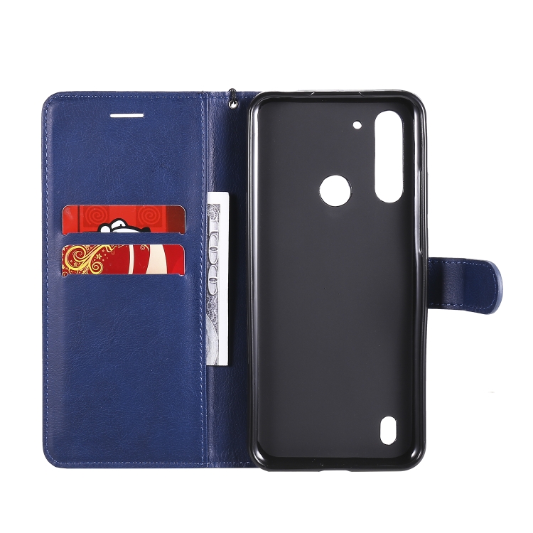 Knižkové puzdro pre Motorola G8 Power Lite - SOLID modré