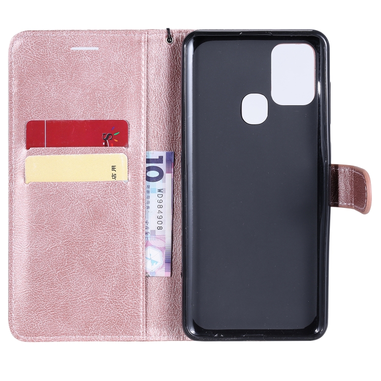 Knižkové puzdro pre Samsung Galaxy A21s - SOLID ružové