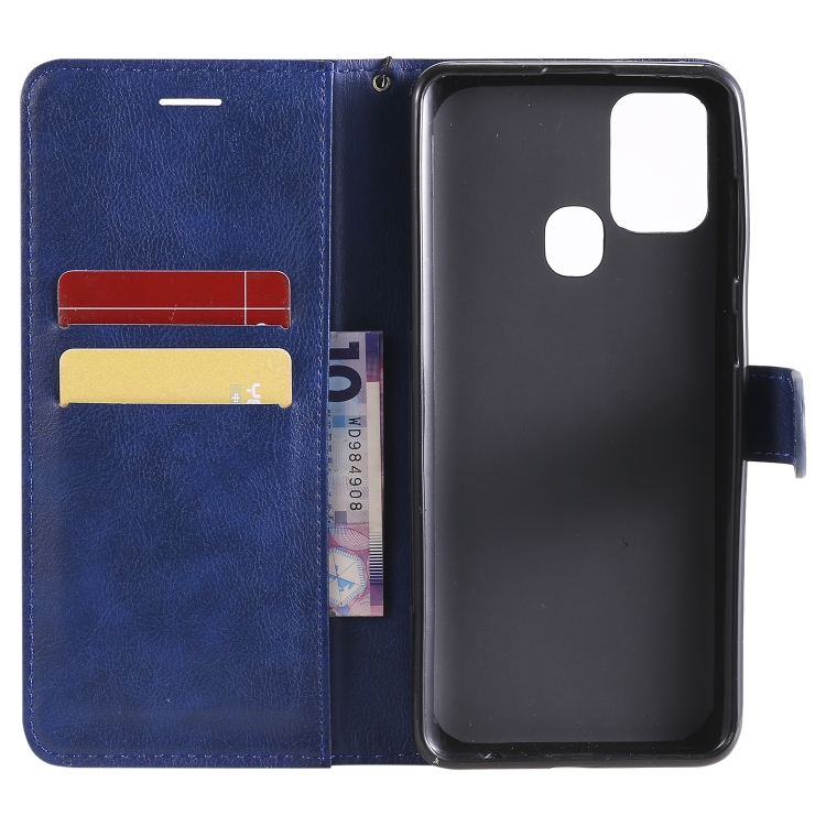 Knižkové puzdro pre Samsung Galaxy A21s - SOLID modré