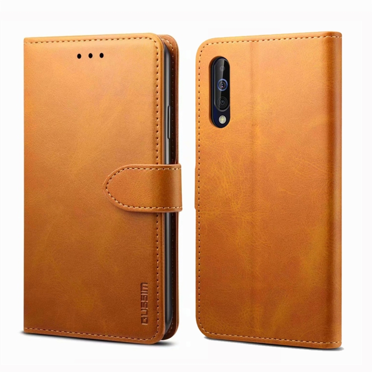 Knižkové puzdro pre Samsung Galaxy A10 - SOLID svetlo hnedé