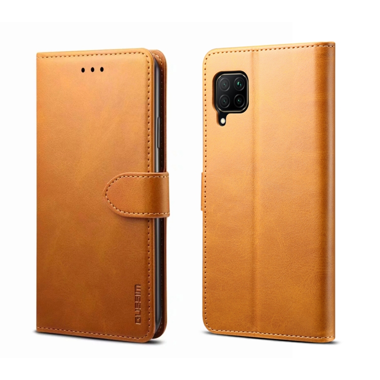 Knižkové puzdro pre HUAWEI P40 Lite - SOLID svetlo hnedé
