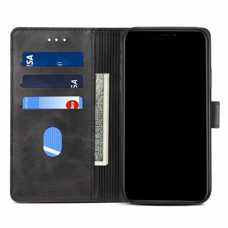 Knižkové puzdro pre HUAWEI P40 Lite - SOLID čierne