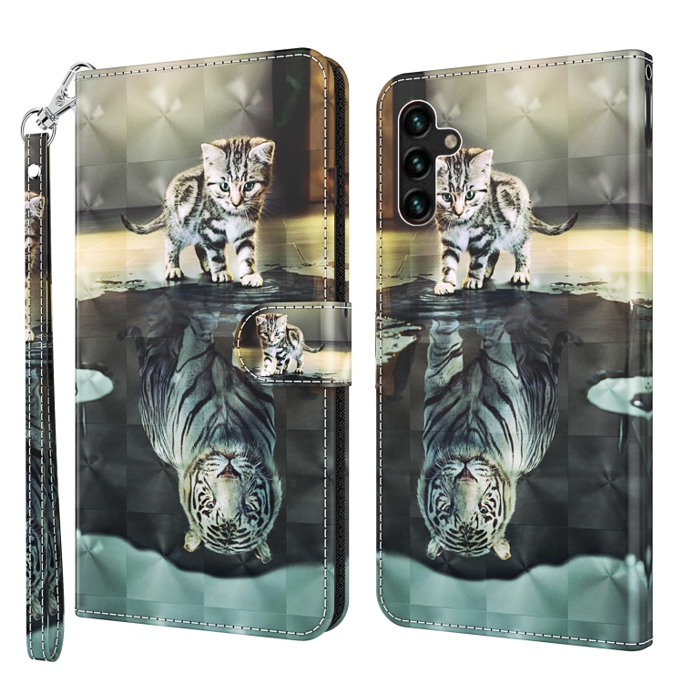 SKLO + PUZDRO 2v1 pre Samsung Galaxy A13 5G / A04s - Knižkové ART Tiger