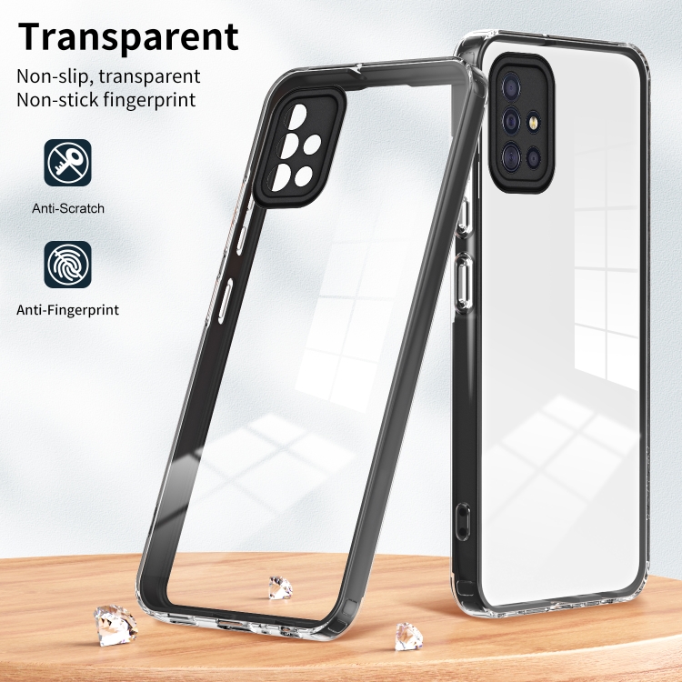 Tvrdený kryt pre Samsung Galaxy A71 - FRAME čierny
