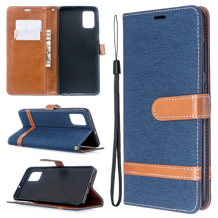 Knižkové puzdro pre Samsung Galaxy A51 - DENIM modré