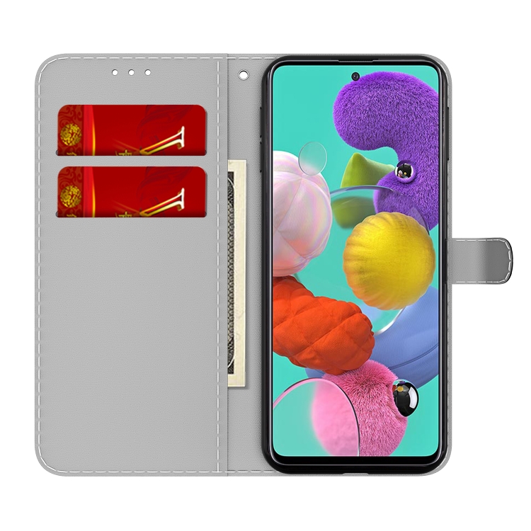 Knižkové puzdro pre Samsung Galaxy A51 - CLOUD zelené