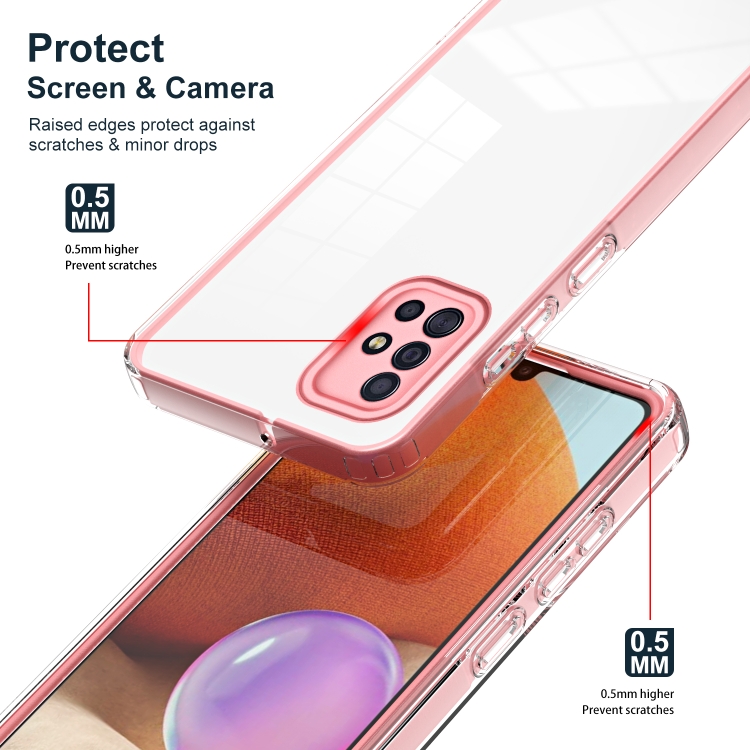 Tvrdený kryt pre Samsung Galaxy A51 - FRAME ružový