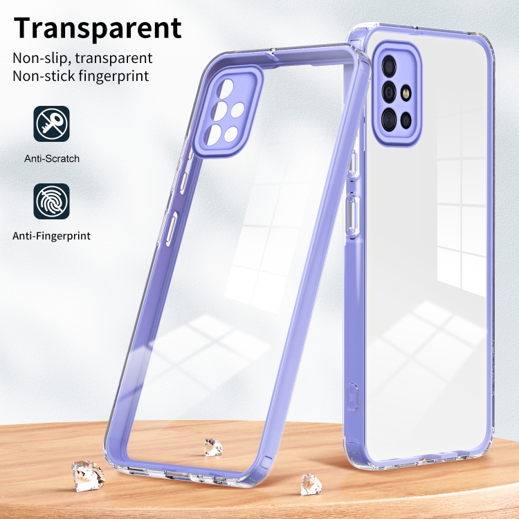 Tvrdený kryt pre Samsung Galaxy A51 - FRAME fialový