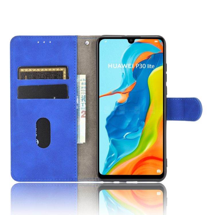 Knižkové puzdro pre Huawei P30 Lite - SOLID modré