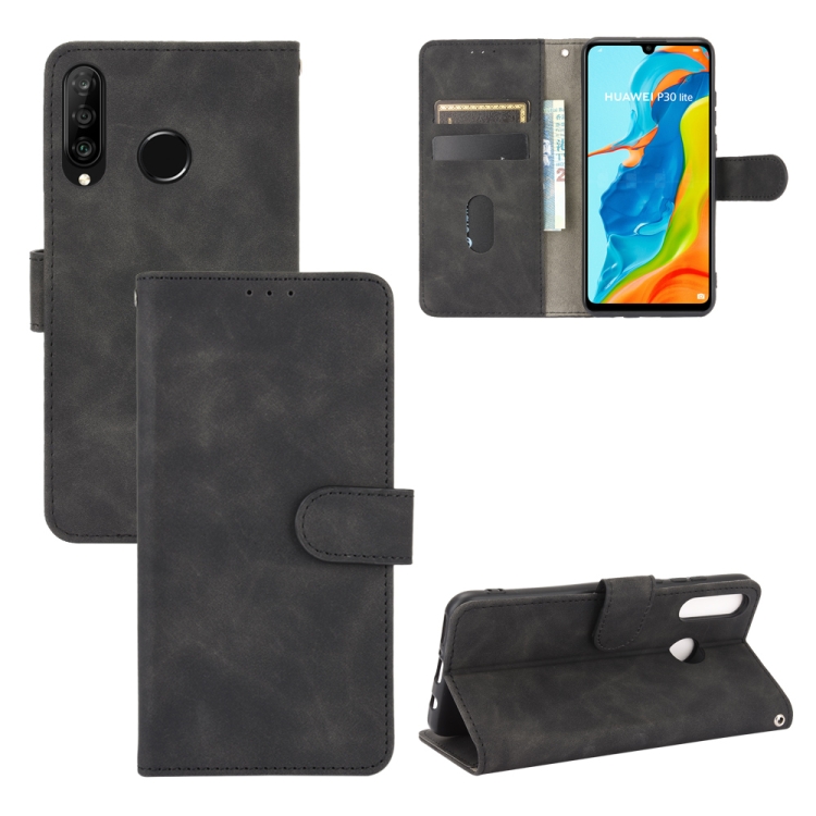 Knižkové puzdro pre Huawei P30 Lite - SOLID čierne