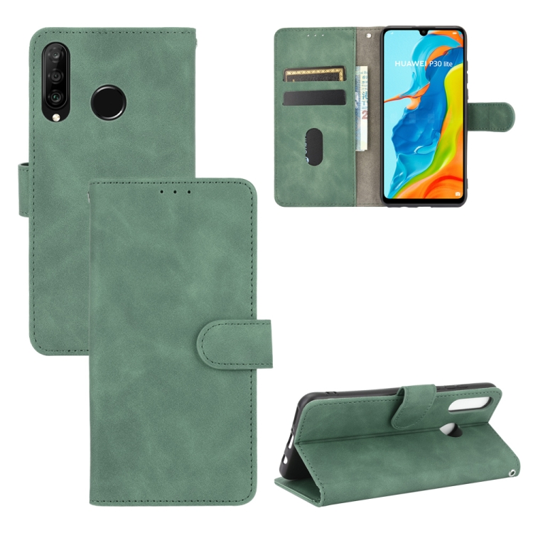 Knižkové puzdro pre Huawei P30 Lite - SOLID zelené