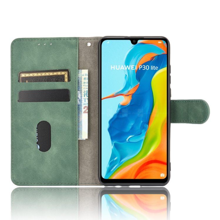 Knižkové puzdro pre Huawei P30 Lite - SOLID zelené