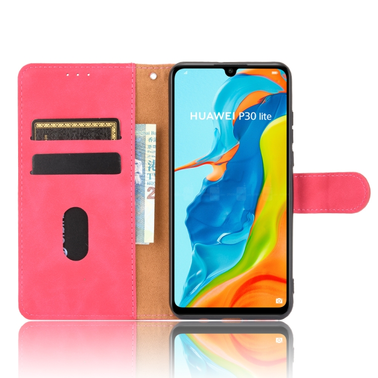 Knižkové puzdro pre Huawei P30 Lite - SOLID ružové