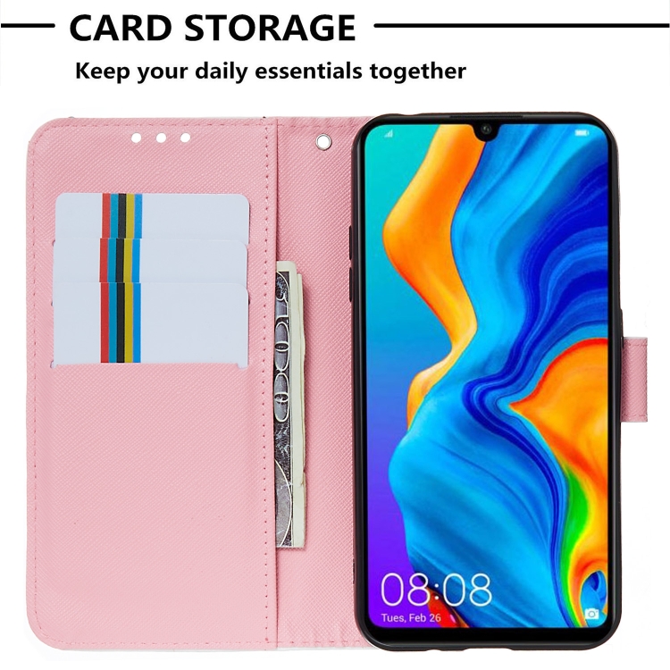 Knižkové puzdro pre Huawei P30 Lite - ART Pink Flower
