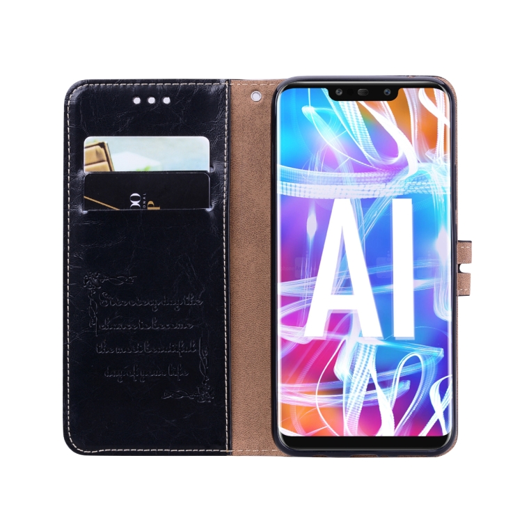 SKLO + PUZDRO 2v1 pre Huawei Mate 20 Lite - Knižkové puzdro SOLID čierne