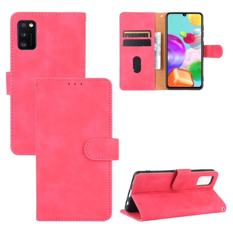 Knižkové puzdro pre Samsung Galaxy A41 - SOLID ružové