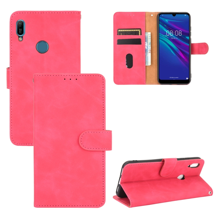 Knižkové puzdro pre Huawei Y6 2019 - SOLID ružové