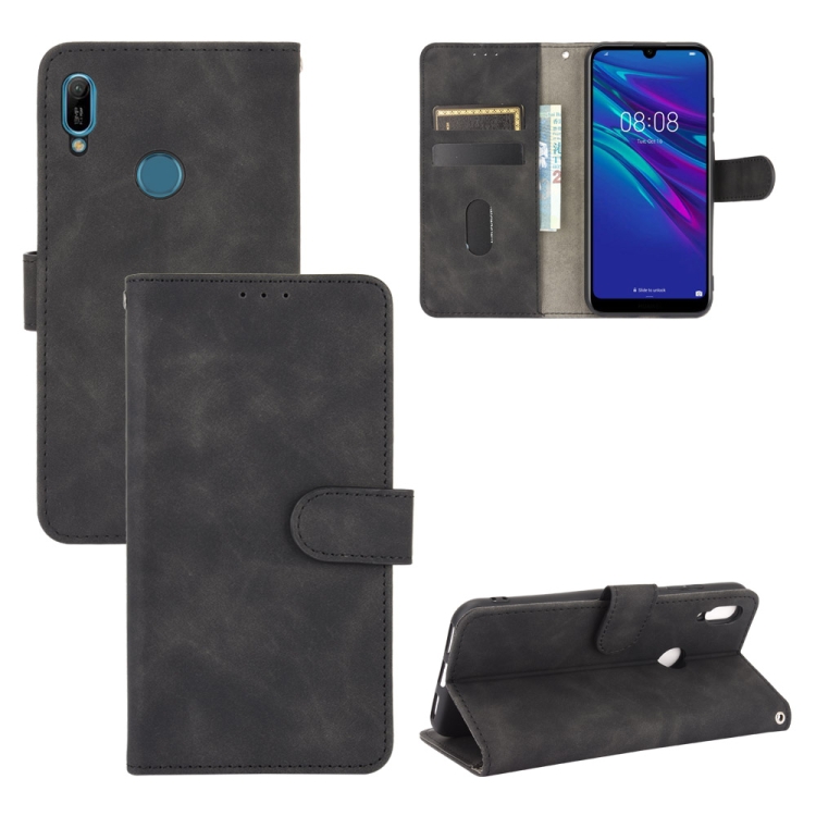 Knižkové puzdro pre Huawei Y6 2019 - SOLID čierne