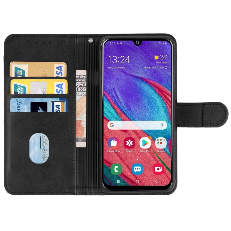 Knižkové puzdro pre Samsung Galaxy A40 - SOLID čierne