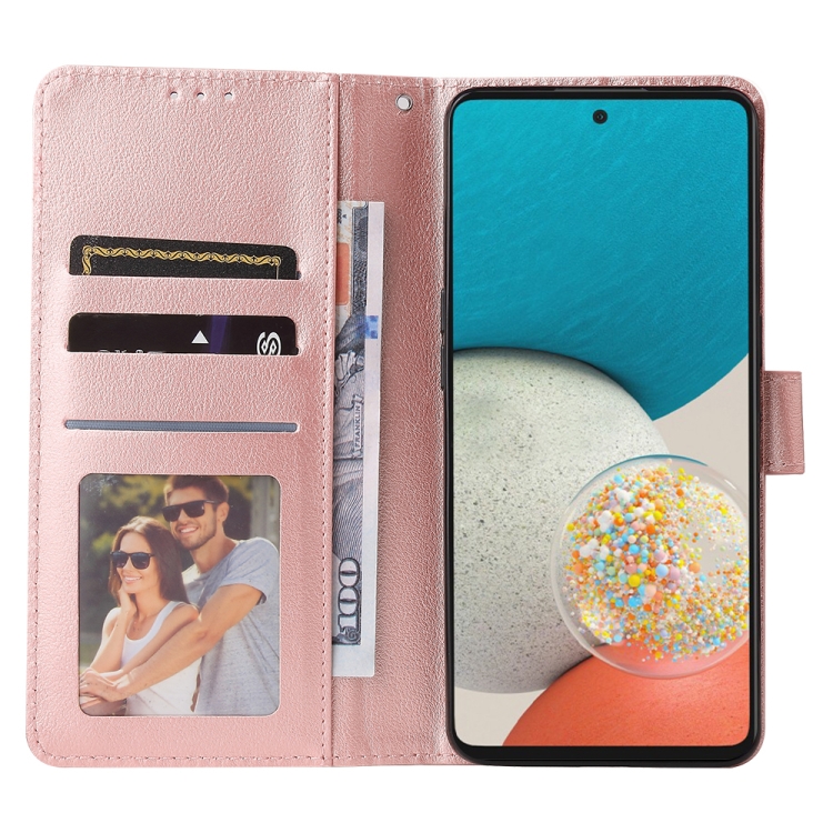 Knižkové puzdro pre Samsung Galaxy A53 5G - SOLID ružové