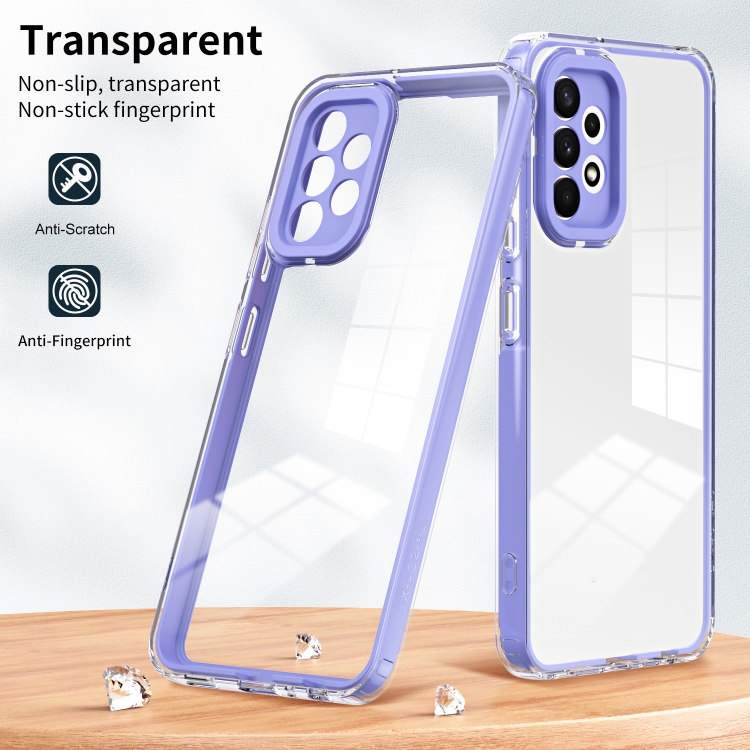 Tvrdený kryt pre Samsung Galaxy A53 5G - FRAME fialový