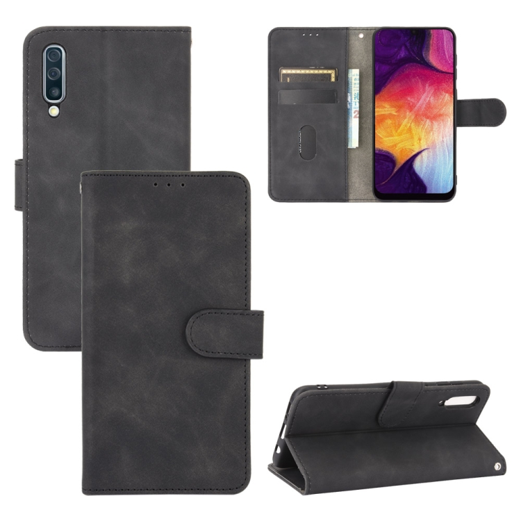 Knižkové puzdro pre Samsung Galaxy A50 - SOLID čierne