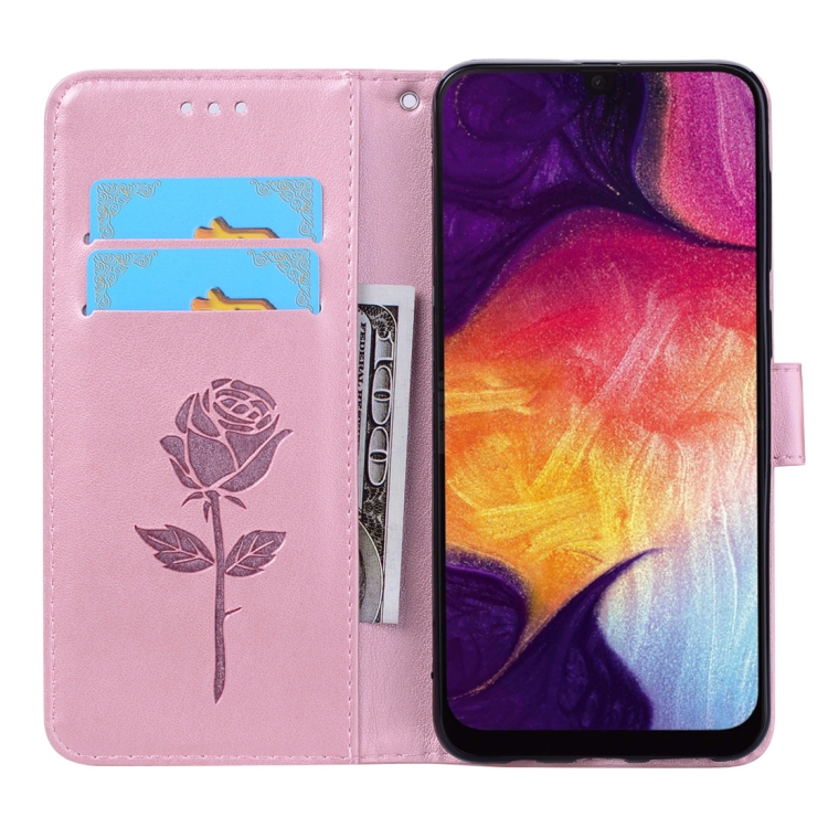 Knižkové puzdro pre Samsung Galaxy A50 - ROSE ružové