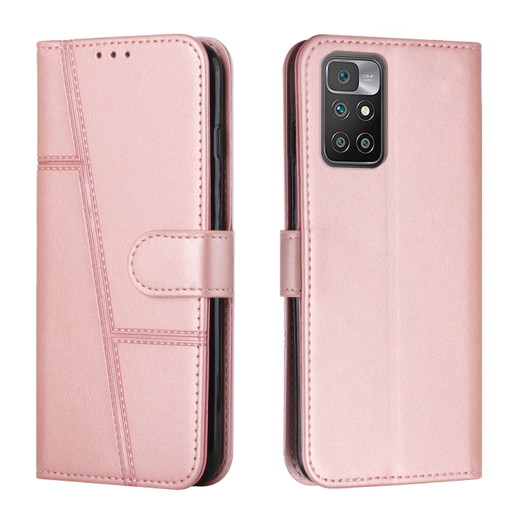 Knižkové puzdro pre Xiaomi Redmi 10 / Redmi 10 2022 - CALF ružové