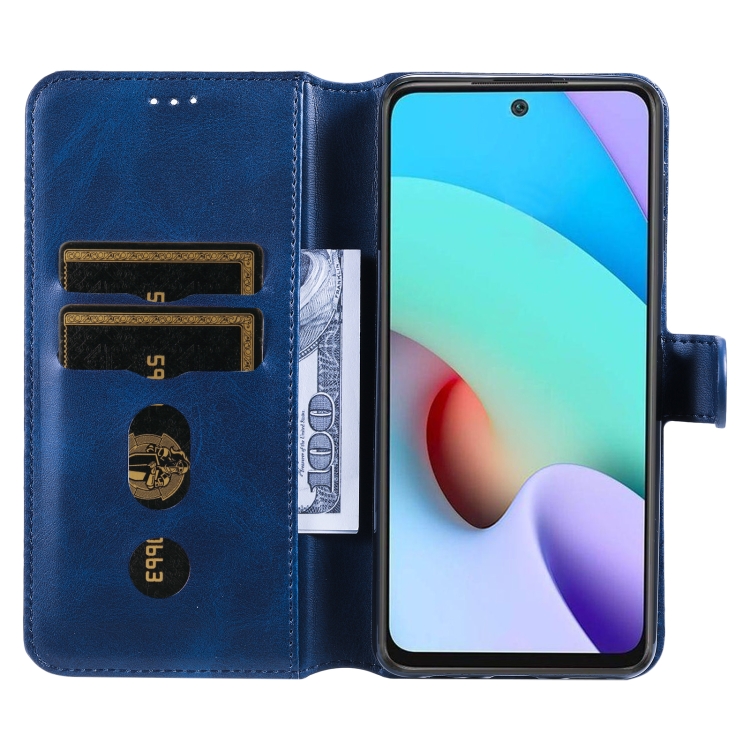 Knižkové puzdro pre Xiaomi Redmi 10 / Redmi 10 2022 - SOLID modré