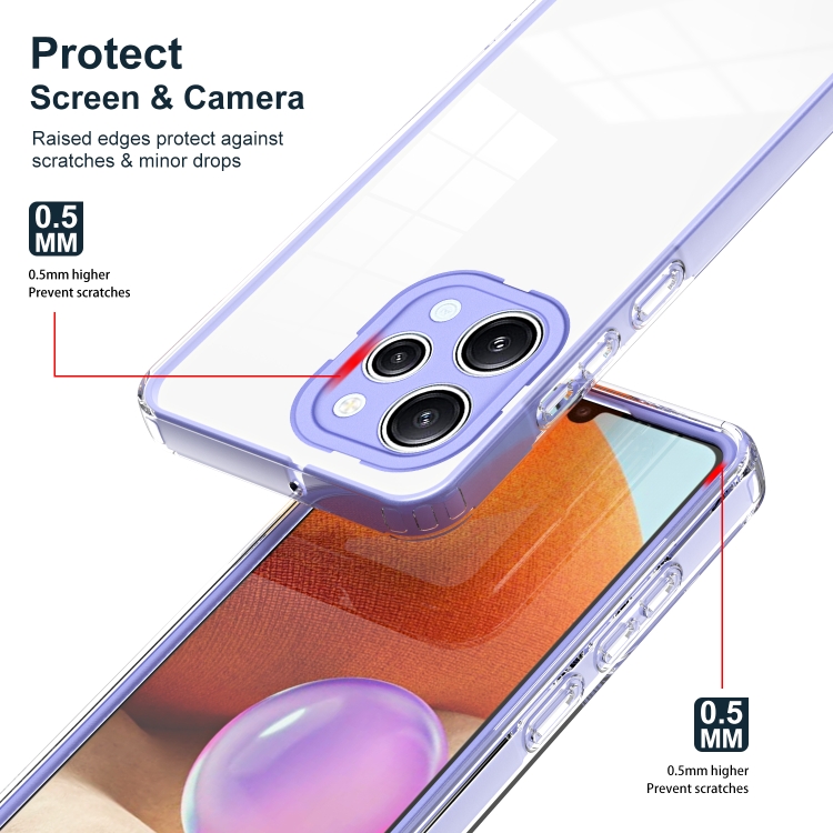 Tvrdený kryt pre Xiaomi Redmi 12 - FRAME fialový