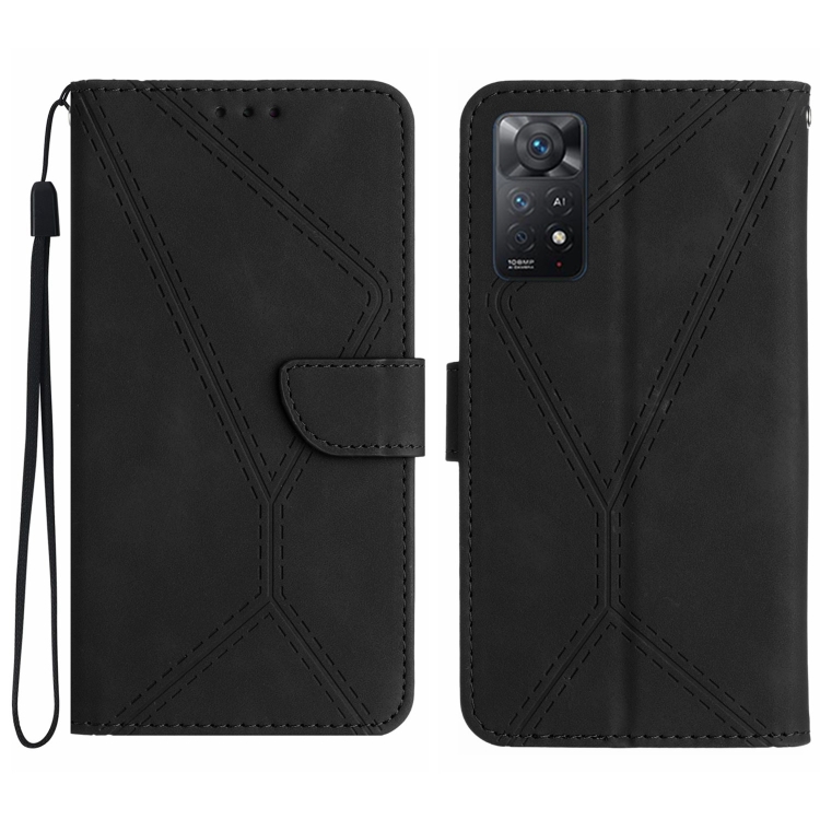 Knižkové puzdro pre Xiaomi Redmi Note 11 Pro / Note 11 Pro 5G - STI čierne