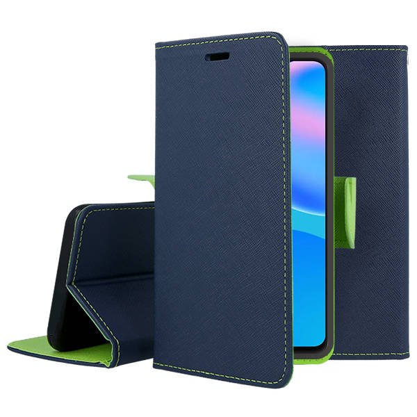 Knižkové puzdro pre Honor 90 Lite 5G - SMART FANCY modro zelené