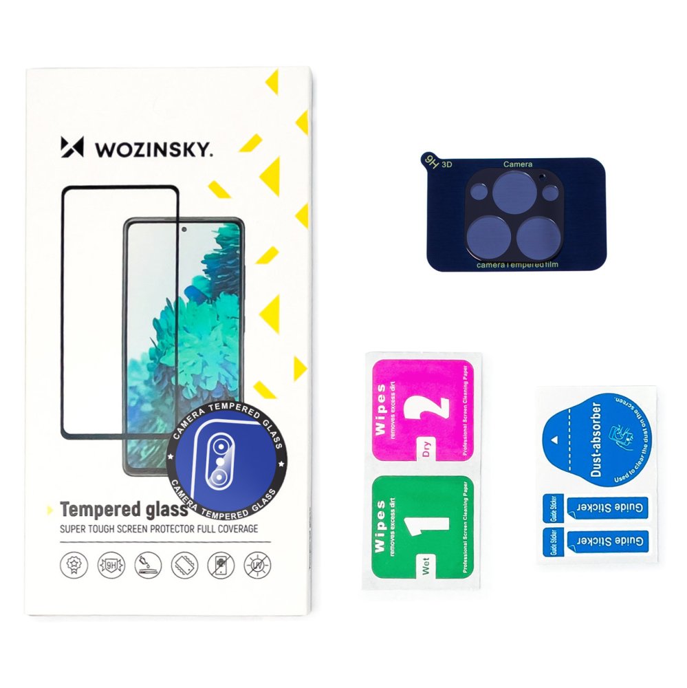 Tvrdené sklo na kameru pre Apple iPhone 15 - CAMERA WOZINSKY