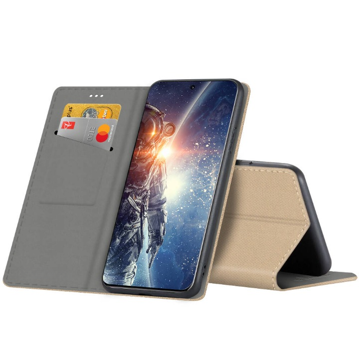 Knižkové puzdro pre Honor 90 5G - SMART MAGNET zlaté