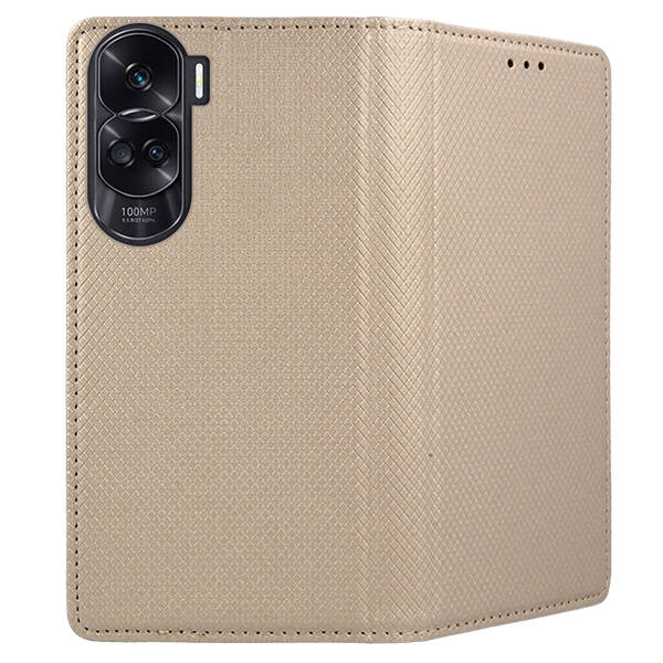 Knižkové puzdro pre Honor 90 Lite 5G - SMART MAGNET zlaté