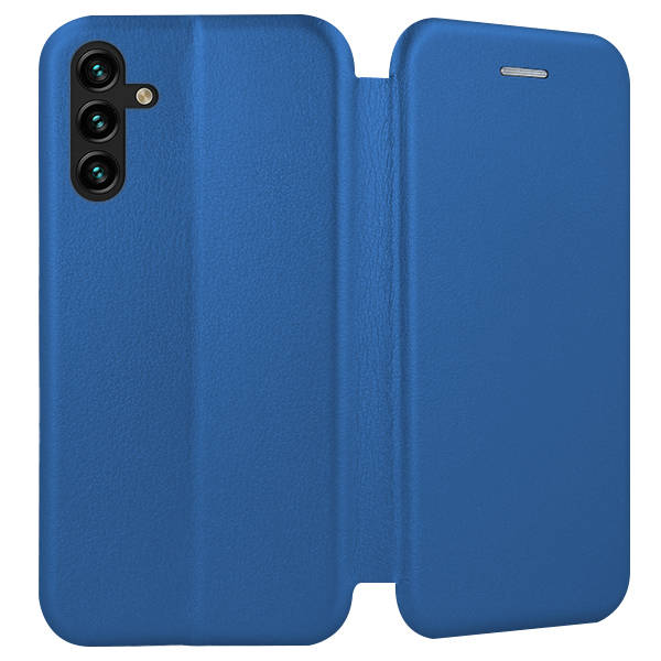 SKLO + PUZDRO 2v1 pre Samsung Galaxy A05s - Knižkové puzdro DIVA modré