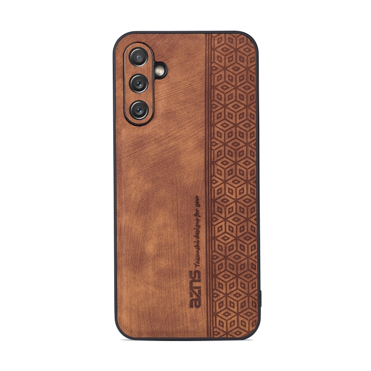 Zadný kryt pre Samsung Galaxy A34 5G - EMBOSSED hnedý