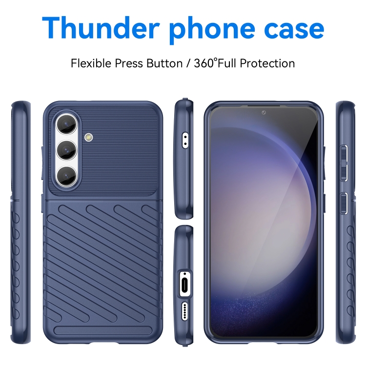 Zadný kryt pre Samsung Galaxy S24 5G - THUNDER modrý