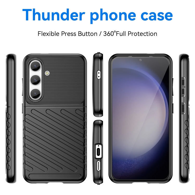 Zadný kryt pre Samsung Galaxy S24 5G - THUNDER čierny