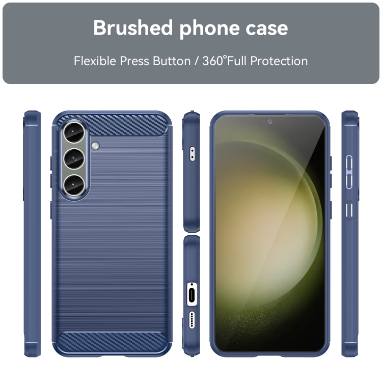 Zadný kryt pre Samsung Galaxy S24 Plus 5G - CARBON modrý