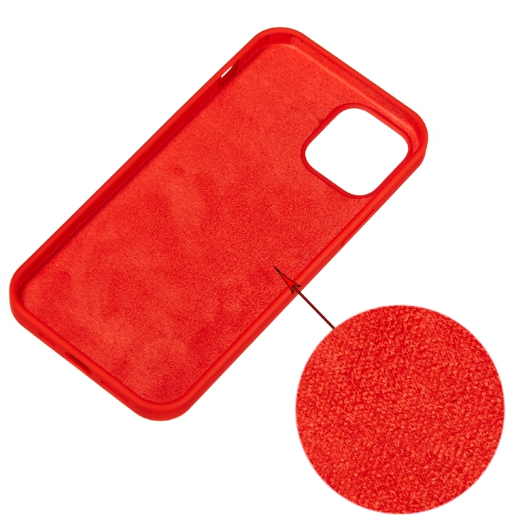 Silikónový kryt pre Apple iPhone 14 Pro - červený